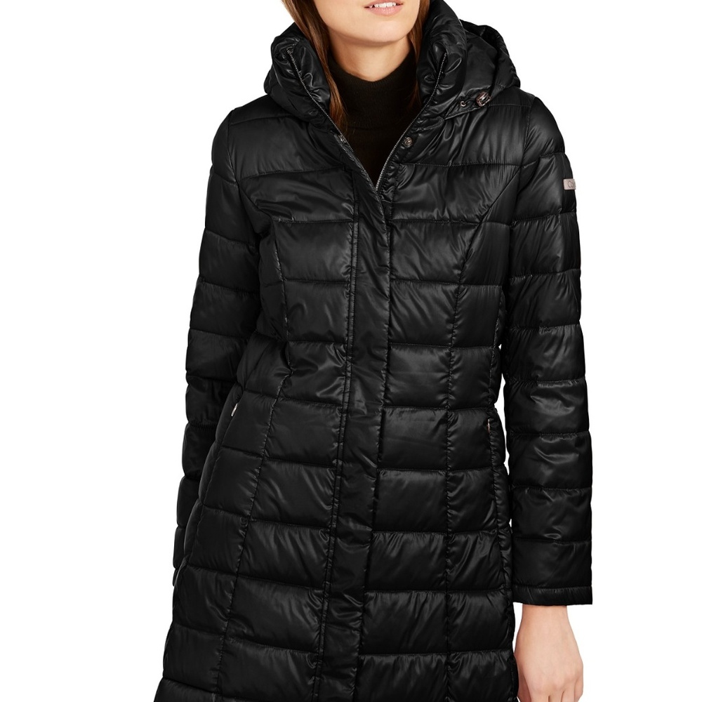 SOLD - Calvin Klein Hooded Packable Puffer Coat - Picture 1 of 8